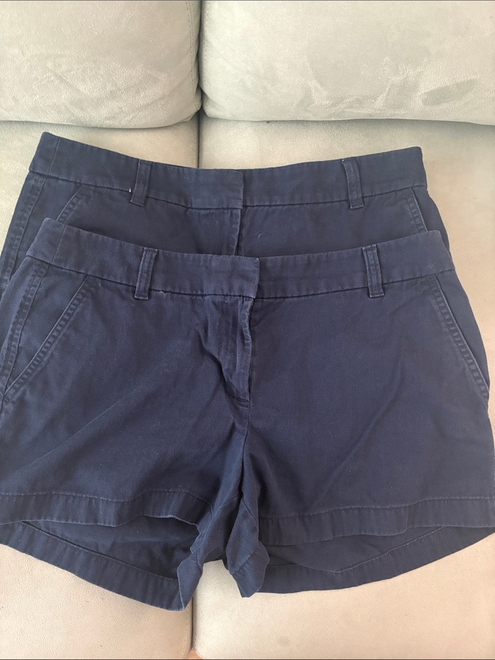 J. Crew Navy Cotton Chino Shorts